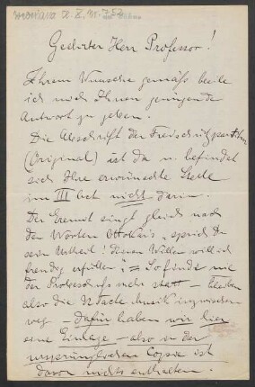 Brief an Friedrich Wilhelm Jähns : 07.11.1878