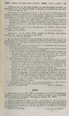 1826 bis 1835