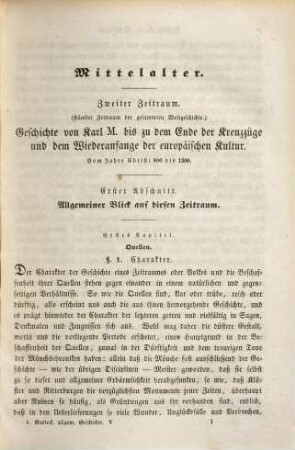 Allgemeine Geschichte : vom Anfang der historischen Kenntniß bis auf unsere Zeiten ; Originalwerk in neun Bänden, 5