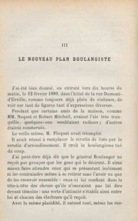 III. Le nouveau plan boulangiste