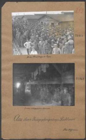 Kriegsgefangenenlager Puchheim (Inneres einer russischen Barracke)