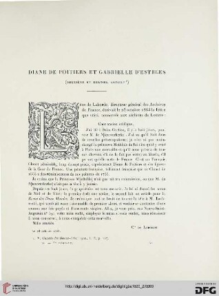 5. Pér. 2.1920: Diane de Poitiers et Gabrielle d'Estrées, 2