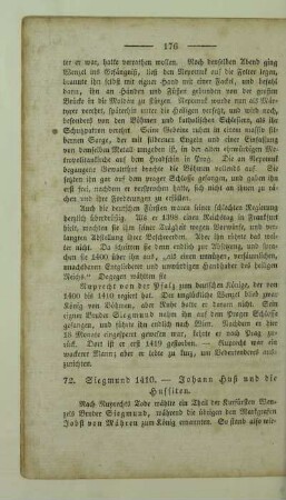 Siegmund 1410. - Johann Huß und die Hussiten