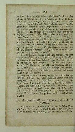 Siegmund 1410. - Johann Huß und die Hussiten
