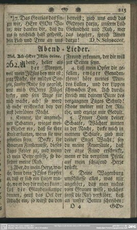 Abend-Lieder