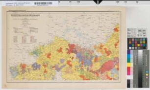 Politische Karten, Karte Nr. 2: Brandenburgische Ämterkarte - Der Grundbesitz der brandenburgischen Domänenämter und Kämmereien im Jahre 1800, Blatt 1