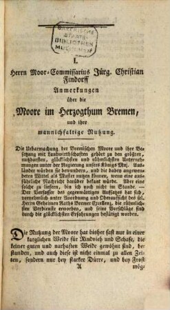 Beyträge zur Oekonomie, Technologie, Polizey- und Cameralwissenschaft. 4. 1781