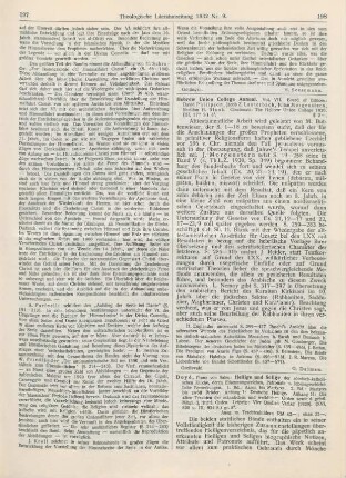 198 [Rezension] Hebrew Union College Annual ; 7.1930