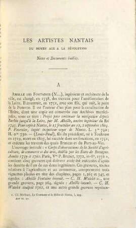 Nouvelles archives de l'art français. 14. 1898