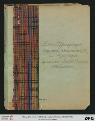Der Affenspiegel: satyrische Wochenschrift