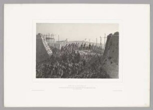 Prise de la Courtine 6–7, Blatt 29 der Folge "Expédition et siège de Rome"
