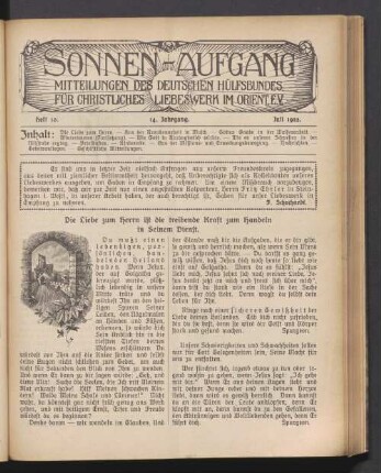 Heft 10. 14. Jahrgang. Juli 1912