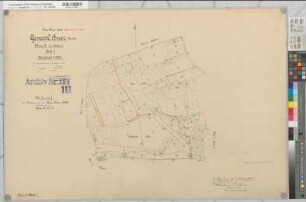 Buer (Gelsenkirchen), Umlegung Buer-Resse, Urkarte 1 Flur 8,3