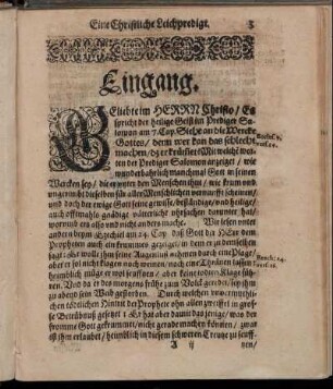 Eine Christliche Leichpredigt.