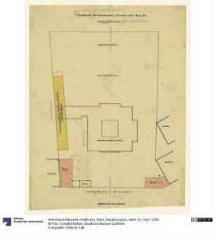 Wohnhaus Alexander Hoffmann, Wien, Situationsplan