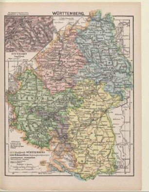 Württemberg, Stuttgart und Umgegend