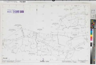 Einen (Warendorf), Telgte (Telgte), Everswinkel (Everswinkel), Flurbereinigung Einen - Emstal, Beiblatt zur Zuteilungskarte