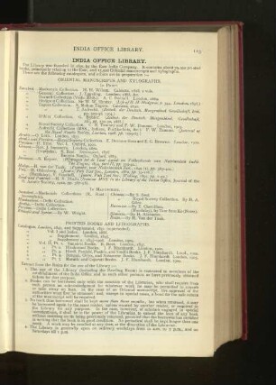 Indian Office Library