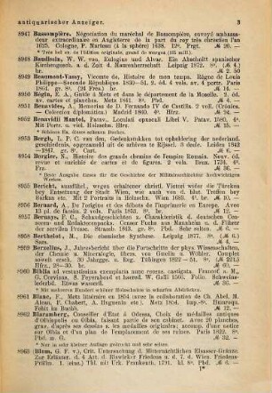 Antiquarischer Anzeiger von Joseph Baer & Co., Frankfurt a.M.. 332. 1883
