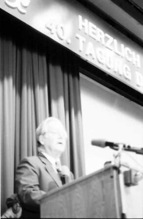 40. Tagung 1990 Mediziner: Ansprache