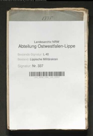 Durchmärsche und Einquartierungen ausländischer v.a. preuß. Truppen