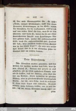 Dritte Wahrnehmung.