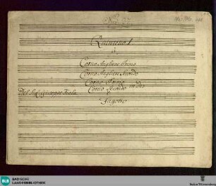 Quintets - Don Mus.Ms. 448 : cor inglese (2), cor (2), fag; E|b; ReiF 5.52