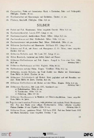 Silber (Nr. 185-241)