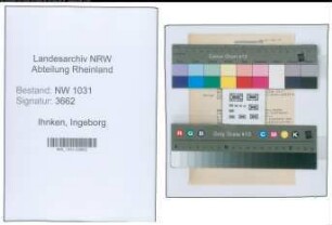 Entnazifizierung Ingeborg Ihnken , geb. 29.08.1907 ()