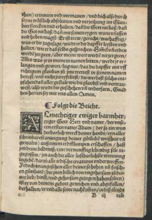 Almechtiger ewiger barmhertziger Gott Herr und vatter ...