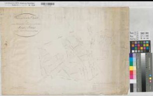 Lüdinghausen (Lüdinghausen) Grundstücke der königlichen Domäne 1822 100 Ruten = 15 cm 45 x 66 Zeichnung Ziegert, Katastereleve KSM Nr. 679