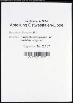 Kirchenbuchduplikate der katholischen Gemeinde (G 1779-1807). (Gemeinde: Affeln, katholische Gemeinde)