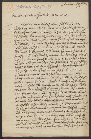 Brief an Robert Musiol : 30.11.1878