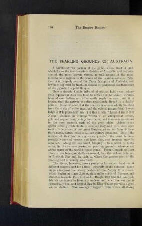 The Pearling Grounds of Australia.