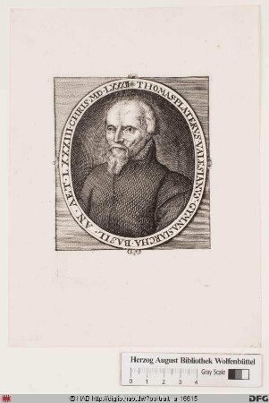 Bildnis Thomas Platter (Plater) d. Ä.