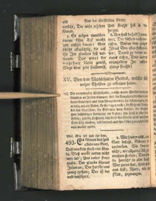 XV. Von den Wohlthaten Gottes, ...