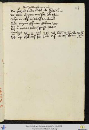 (154r) Nachtrag: „Metra pro sede anni aurei numeri” … 5 Verse. Angeschlossen Aufzählung der jeweils ersten Tage eines Mondmonats.