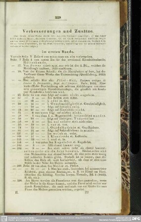 Verbesserungen und Zusätze