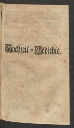 Hochzeit-Gedichte