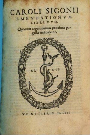 Emendationum libri duo