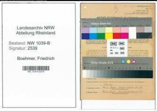 Entnazifizierung Friedrich Boehmer , geb. 17.10.1902 (Beamter)