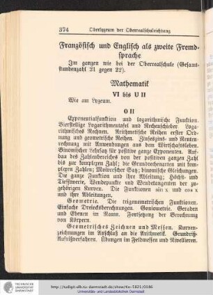 Französisch und Englisch als zweite neuere Fremdsprache