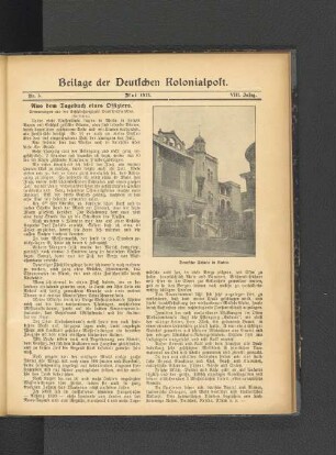 Aus dem Tagebuch eines Offiziers.