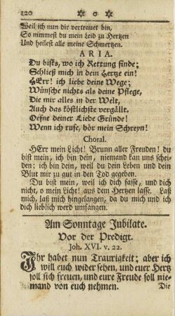 Am Sonntage Jubilate