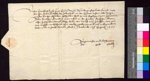 Bürgermeister und Rat von Görlitz schicken an Bürgermeister und Rat von Bautzen eine Abschrift des Briefes von Doktor Riebisch an ihren alten Bürgermeister Franz Schneider.