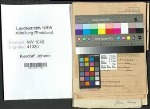 Entnazifizierung Johann Kierdorf , geb. 22.08.1901 (Buchhalter)
