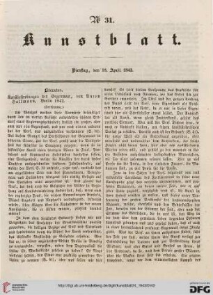 Nr. 31 - 40 (18. April 1843 - 18. Mai 1843)
