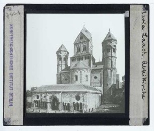Maria Laach, Abteikirche : Außenansicht von SW, Vorhalle, Westquerhaus