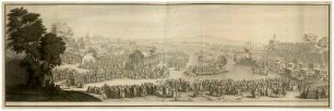 Ankunft der Diana auf der Elbe 1719 in Dresden