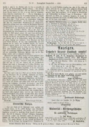 631-632 Literarische Notizen